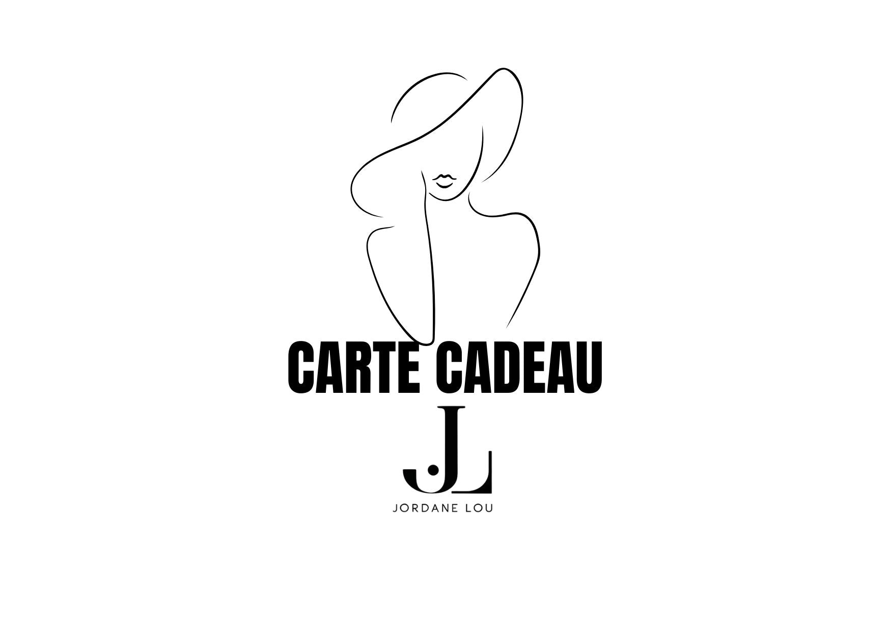 Carte cadeau Jordane Lou